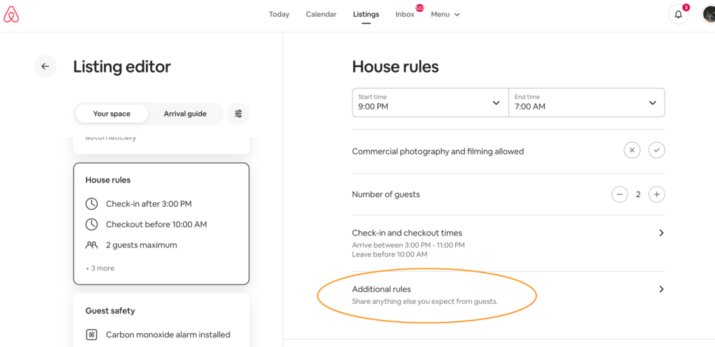 Airbnb house rules template pdf 
