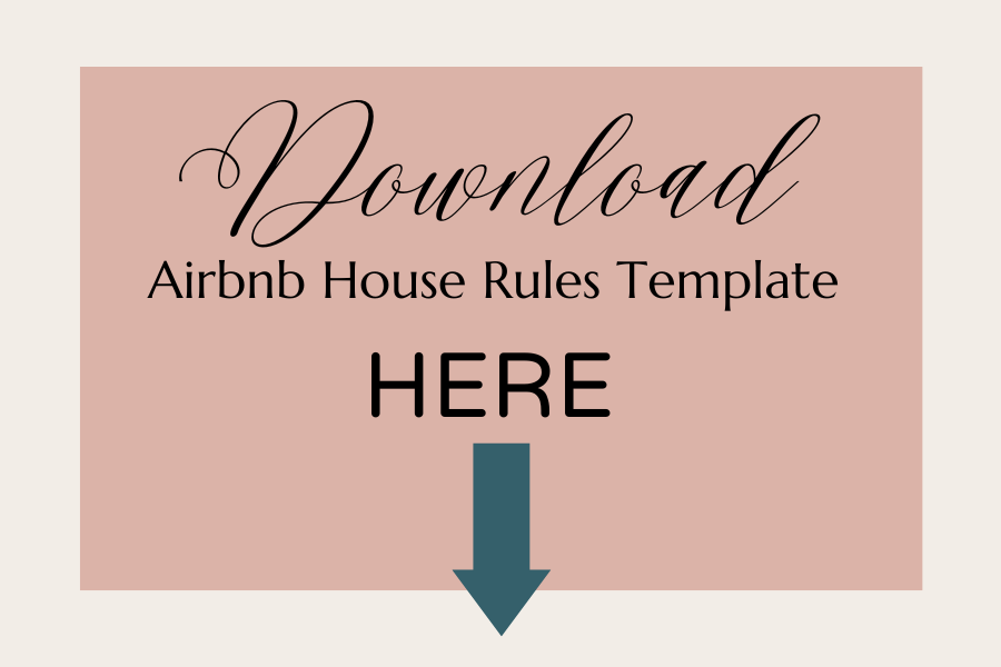 Printable house rules for guests